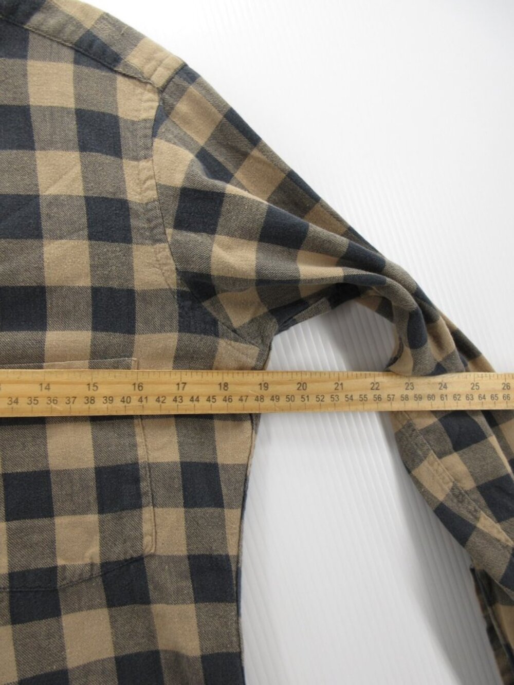 Vintage Saks Fifth Avenue Shirt Small Flannel Buffalo Plaid Heritage View 5